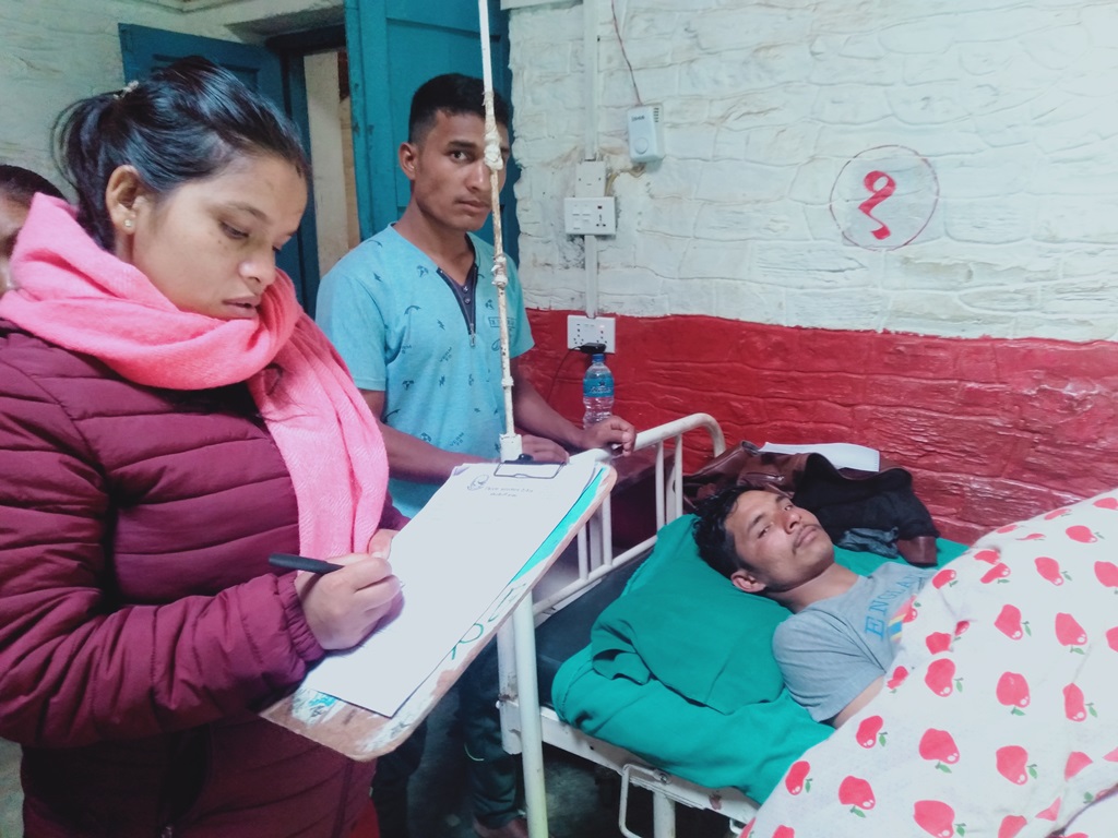 सदरमुकाममा जीप दुर्घटना