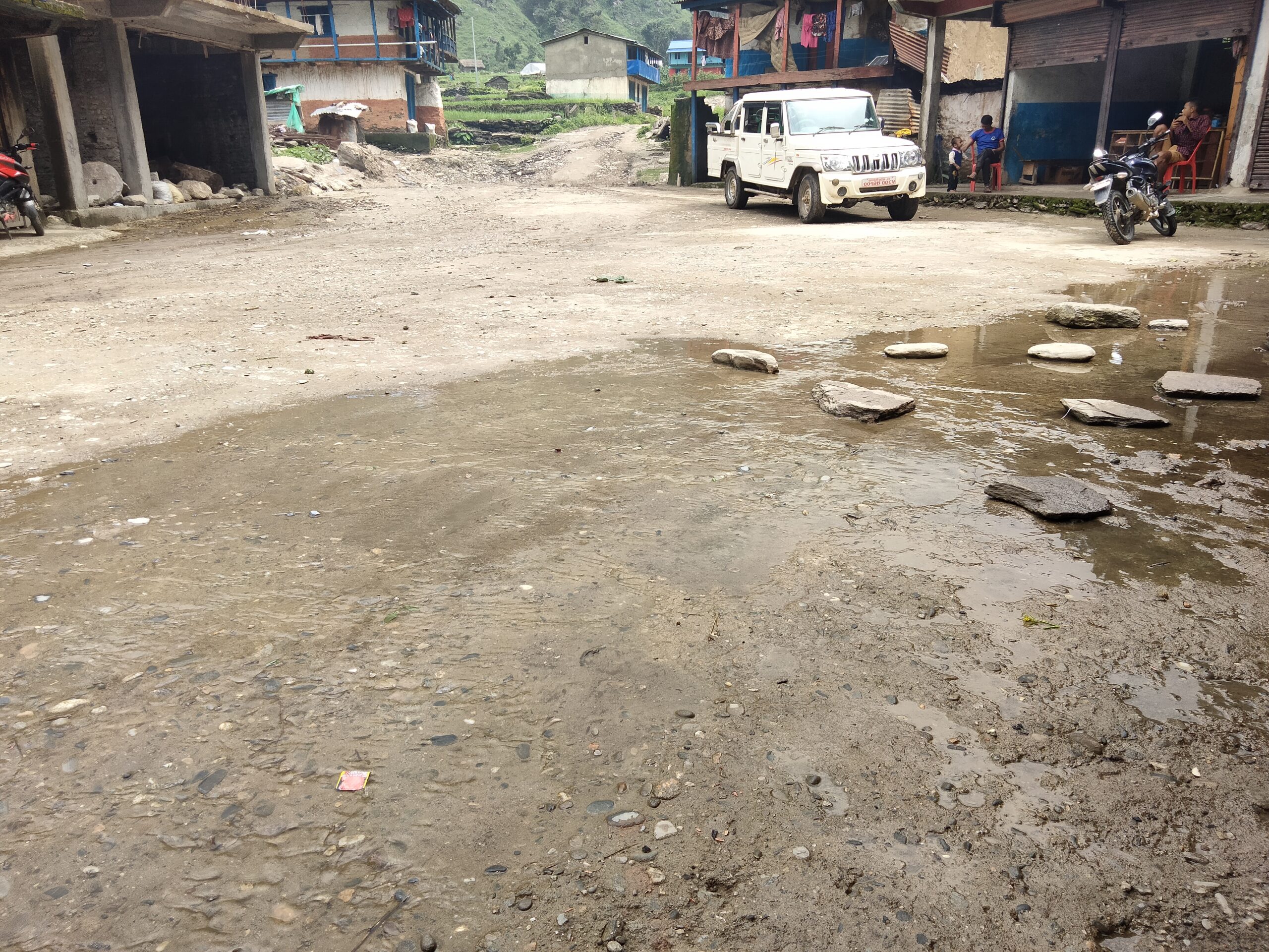 वेथिति श्रृंखला-२९ : नौमुले ४ को बाङ्गे बजार सडक स्तरोन्नतिमा चरम लापरबाही